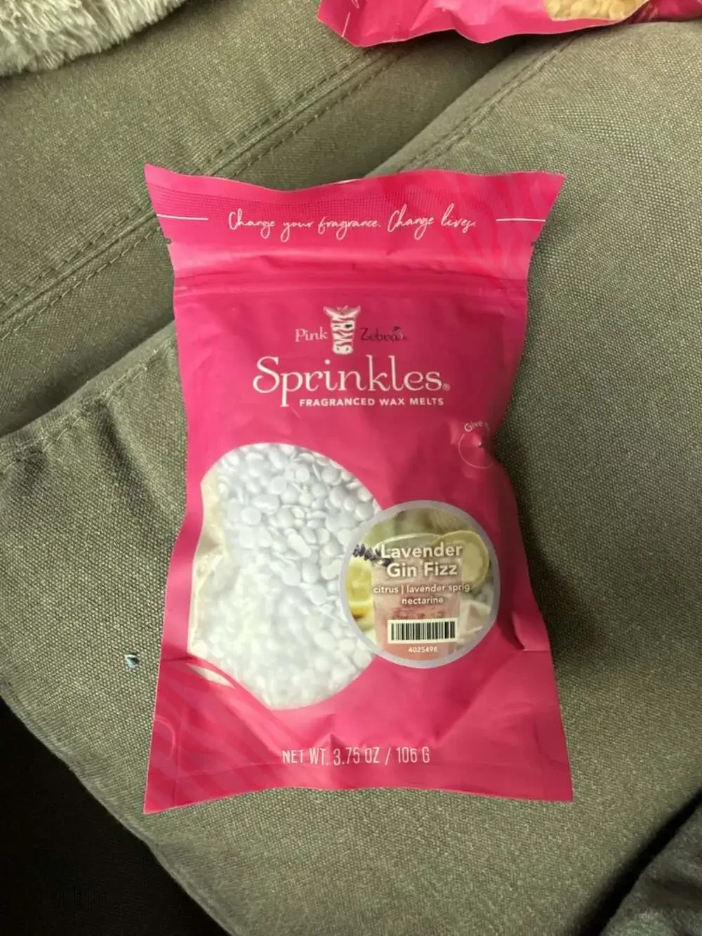 Pink Zebra Sprinkles Fragranced Wax Melts - Lavender Gin Fizz 3.75 oz